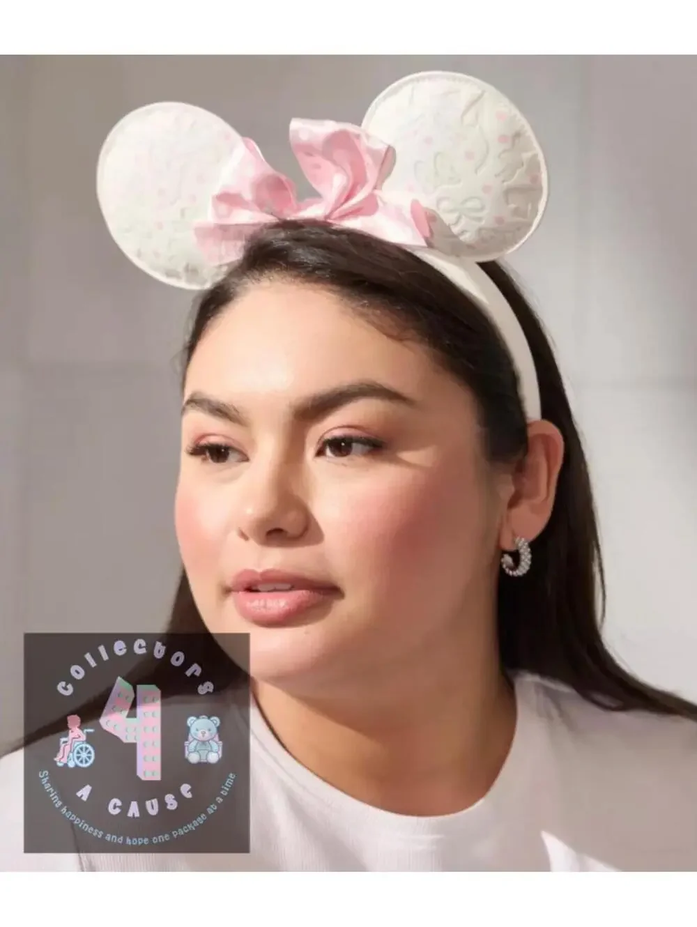 Loungefly Disney Minnie Mouse Polka Dot Bows White Ears